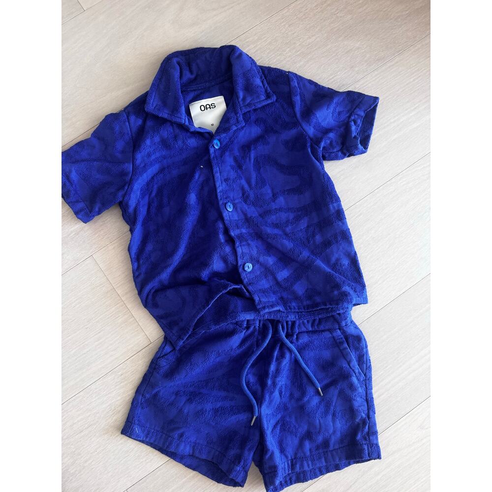 OAS Boys Terry Cloth Set Beach 8-10